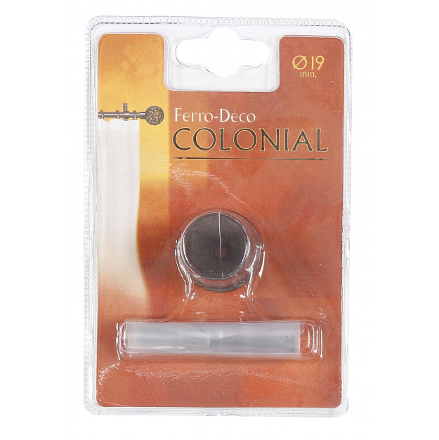 COLONIAL - Soporte entre paredes Óxido (1 ud)