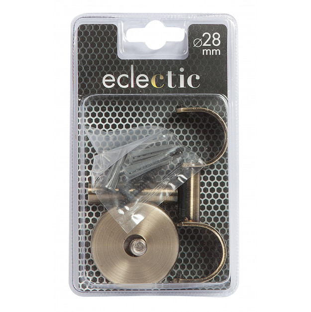 ECLECTIC - Soporte techo doble Bronce (1 ud)