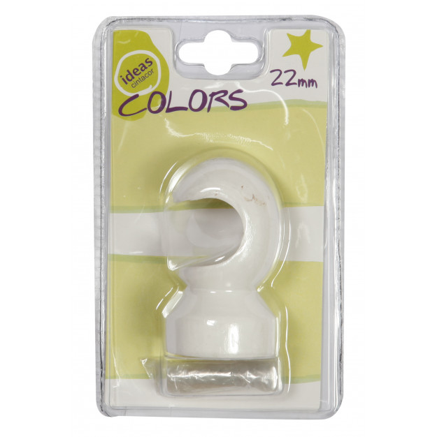 COLORS - Soporte techo Blanco (1 ud)
