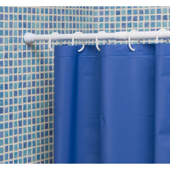 Shower Curtain Rod Extendable 140 250cm White Shower Curtain Rod Extendable 140 250cm, 140 Curtain Rod