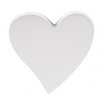 KD20 - Heart Finial White...